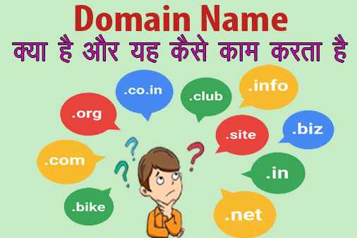 डोमेन या डोमेन नाम क्या हैं | What Is Domain or What is Domain Name in Hindi