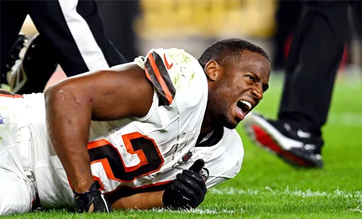 Cleveland Browns running back Nick Chubb out for season after knee injury